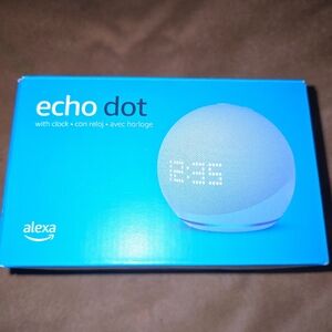 Echo Dot (4th Gen) | Smart speaker with clock and Alexa   Glacier White